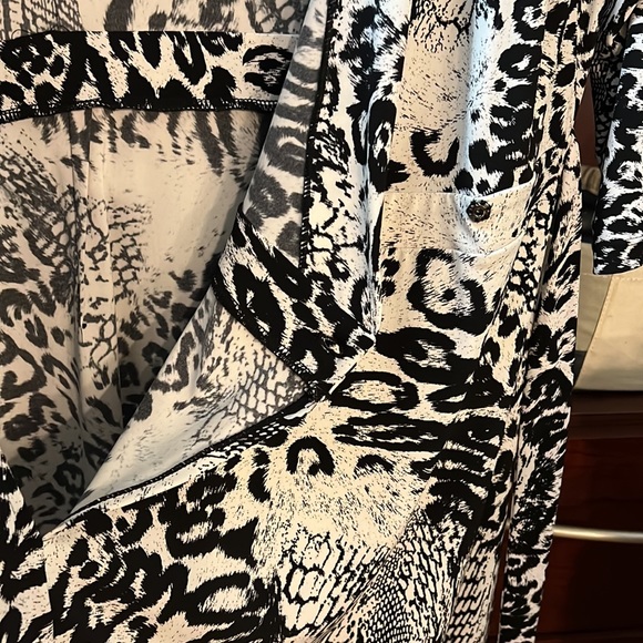 Petite L - Peter Nygard Animal Print Wrap Dress - Picture 10 of 10